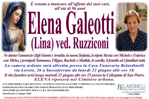 LUTTO GALEOTTI