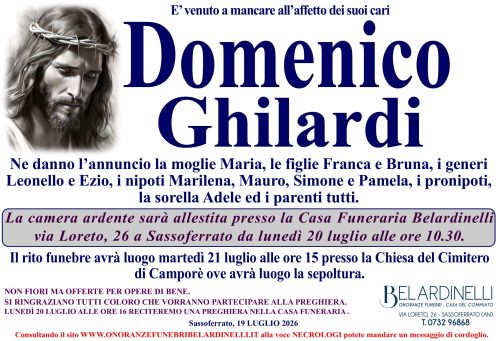 LUTTO GHILARDI