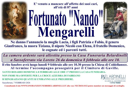 LUTTO MENGARELLI NANDO