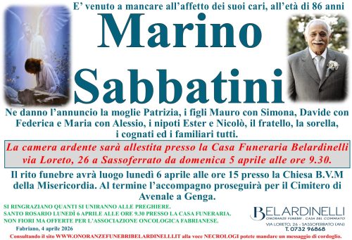LUTTO SABBATINI