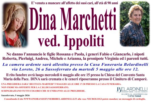defunto dina marchetti