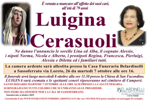 lutto CERASUOLI