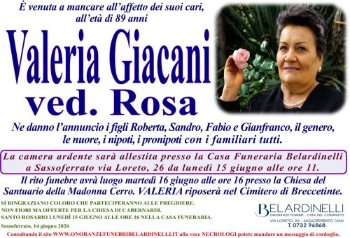 lutto Giacani