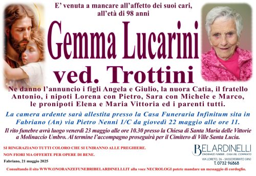lutto LUCARINI
