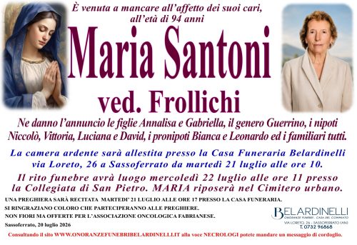 lutto SANTONI