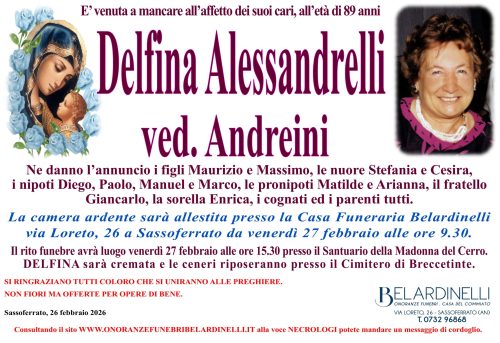 lutto alessandrelli