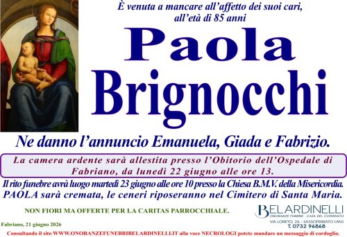 lutto brignocchi