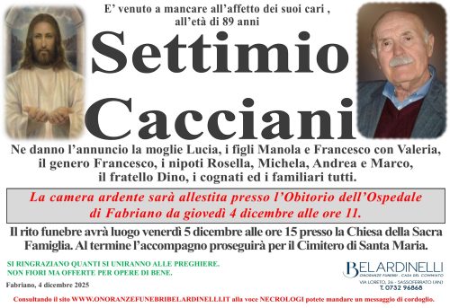 lutto cacciani