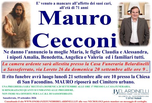 lutto cecconi