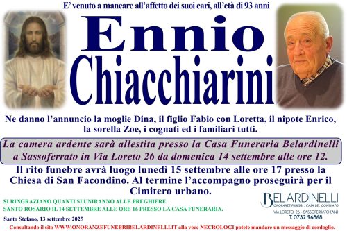 lutto chiacchiarini buono