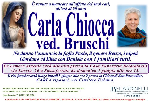 lutto chiocca