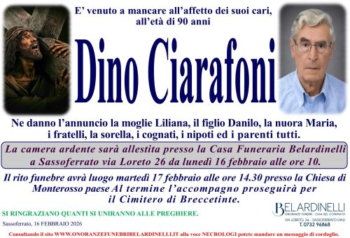 lutto ciarafoni