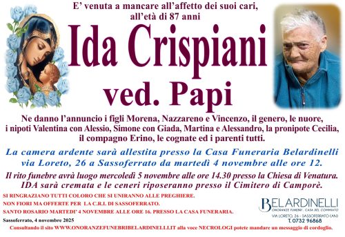lutto crispiani