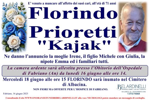 lutto florindo prioretti