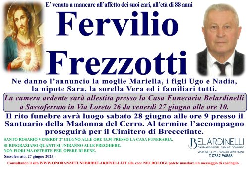 lutto frezzotti