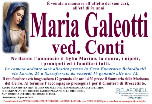 lutto galeotti