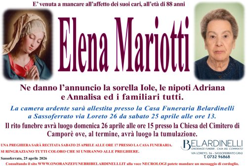lutto mariotti