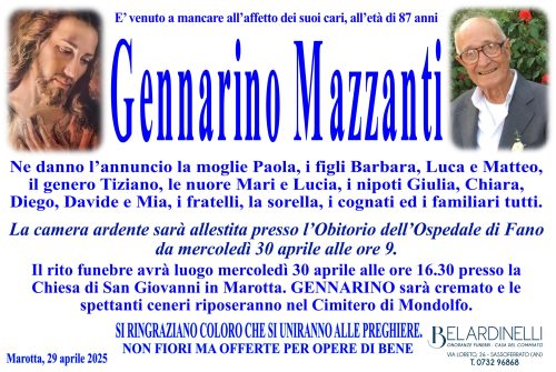 lutto mazzanti