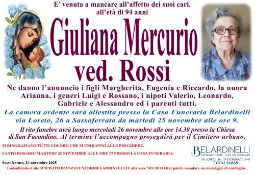 lutto mercurio