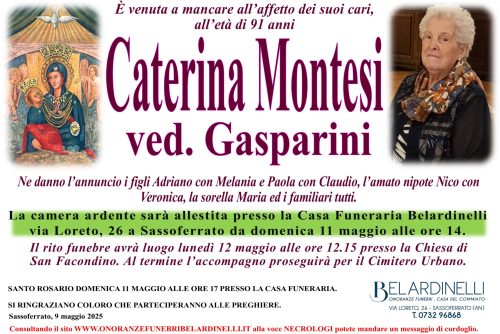 lutto montesi