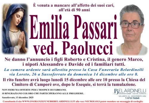 lutto passari