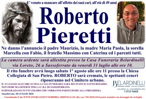 lutto pieretti