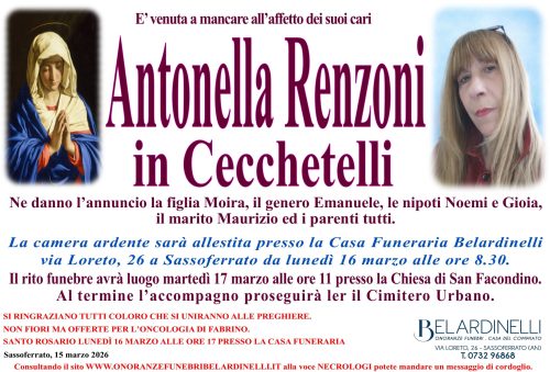 lutto renzoni