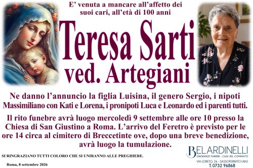 lutto sarti