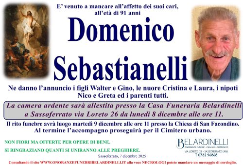 lutto sebastianelli